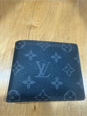 Louis Vuitton Black Monogram Canvas Wallet